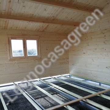 Casa in legno 36 mq - spessore 44 mm