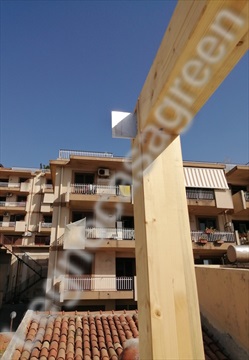 Pergolato a filo in legno lamellare - Messina