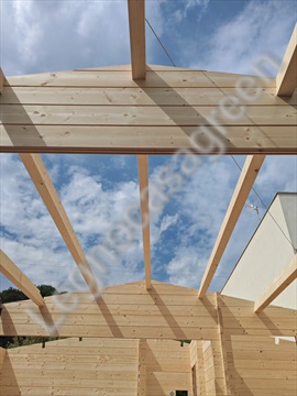 Villetta in legno 70 mq -spessore 44 mm