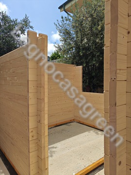 Casetta in legno 30 mq -spessore 44 mm