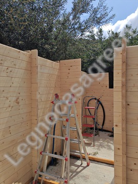 Casetta in legno 30 mq -spessore 44 mm