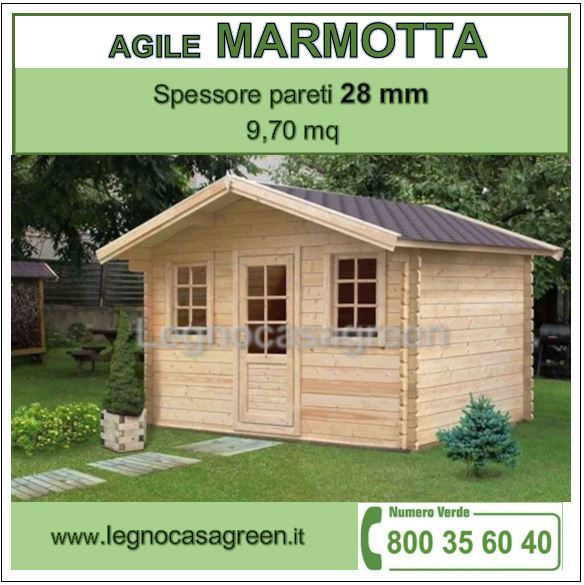LEGNOCASAGREEN - Casa casette e garage prefabbricati in legno nella Regione Marche e nella Provincia di Ancona.