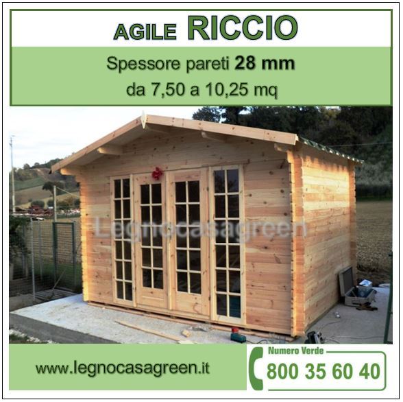 LEGNOCASAGREEN - Casa casette e garage prefabbricati in legno nella Regione Marche e nella Provincia di Pesaro Urbino.